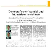 Demographic Change and Industrial Enterprise