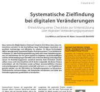 Systematische Zielfindung bei digitalen Veränderungen Entwicklung einer Checkliste zur Unterstützung von digitalen Veränderungsprozessen
