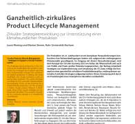 Ganzheitlich-zirkuläres Product Lifecycle Management