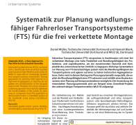 Wandlungsfähige Fahrerlose Transportsysteme (FTS)