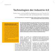 Technologien der Industrie 4.0
