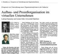 Groupware zur Unterstützung neuer Organisationsformen in der Industrie: