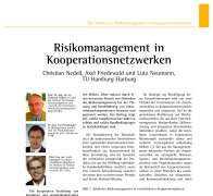 Risikomanagement in Kooperationsnetzwerken