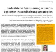 Industrielle Realisierung wissensbasierter Instandhaltungsstrategien