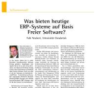 Was bieten heutige ERP-Systeme auf Basis Freier Software?