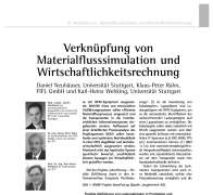 Material Flow Simulation and Cost Efficiency