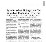 Synthetisches Sichtsystem für kognitive Produktionssysteme
