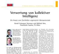 Verwertung von kollektiver Intelligenz
