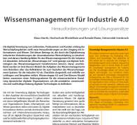 Wissensmanagement für Industrie 4.0