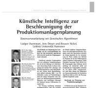Künstliche Intelligenz zur Beschleunigung der Produktionsanlagenplanung