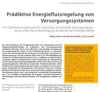 Prädiktive Energieflussregelung von Versorgungssystemen