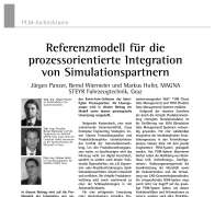 Referenzmodell für die prozessorientierte Integration von Simulationspartnern