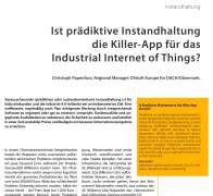 Is Predictive Maintenance the Killer App for IIoT?