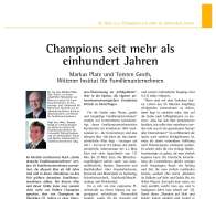 Champions seit mehr als einhundert Jahren