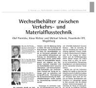 Wechselbehälter zwischen Verkehrs- und Materialflusstechnik