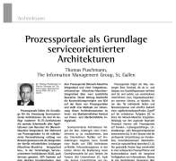 Prozessportale als Grundlage serviceorientierter Architekturen