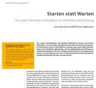 Starten statt Warten
