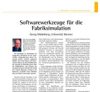 Softwarewerkzeuge für die Fabriksimulation