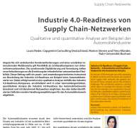 Industrie 4.0-Readiness von Supply Chain-Netzwerken