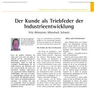 Der Kunde als Triebfeder der Industrieentwicklung