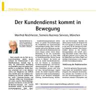 Der Kundendienst kommt in Bewegung