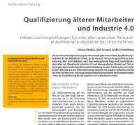 Qualifizierung älterer Mitarbeiter und Industrie 4.0