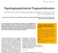 Topologieoptimierte Tragwerksknoten