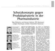 Schutzkonzepte gegen Produktpiraterie in der Pharmaindustrie