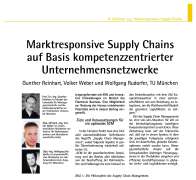 Marktresponsive Supply Chains