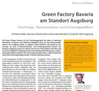 Green Factory Bavaria am Standort Augsburg