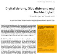 Digitalisierung, Globalisierung und Nachhaltigkeit Auswirkungen auf Industrie 4.0