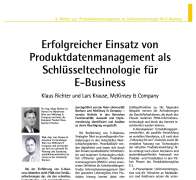 Erfolgreicher Einsatz von Produktdatenmanagement