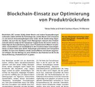 Blockchain-Einsatz zur Optimierung von Produktrückrufen