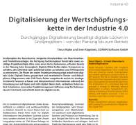 Digitalisierung der Wertschöpfungskette in der Industrie 4.0