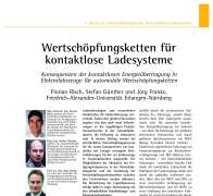Wertschöpfungsketten für kontaktlose Ladesysteme