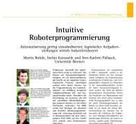 Intuitive Programming of Robots