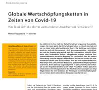 Globale Wertschöpfungsketten in Zeiten von COVID-19