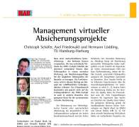 Management virtueller Absicherungsprojekte