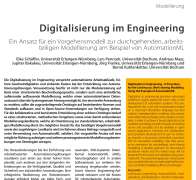 Digitalisierung im Engineering