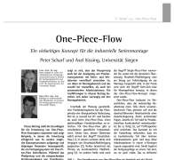 One-Piece-Flow: A Versatile Concept for Series Assembly in Industry