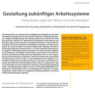 Gestaltung zukünftiger Arbeitssysteme