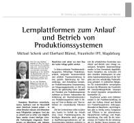 Learning Platform for Production Ramp-up and Operation