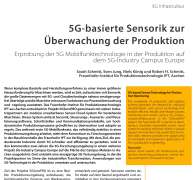 5G-basierte Sensorik zur Überwachung der Produktion