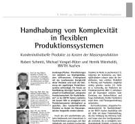 Handhabung von Komplexität in flexiblen Produktionssystemen