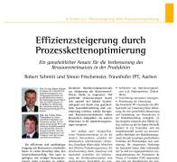 Effizienzsteigerung durch Prozesskettenoptimierung