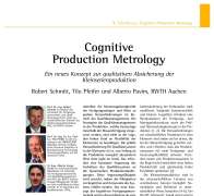 Cognitive Production Metrology