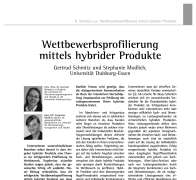 Providing Competitive Advantages through Hybrid Products