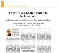 Logistik als Kostensparer in Netzwerken