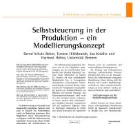 Selbststeuerung in der Produktion
