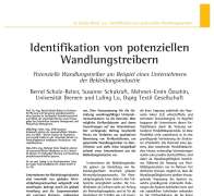 Identifikation von potenziellen Wandlungstreibern